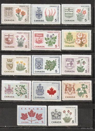 ФФ1 Канада 1964 Гербы