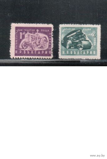 Болгария-1951, (Мих.783-784),  гаш.  , Стандарт, Трактор