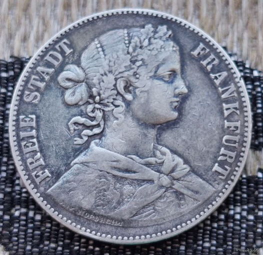 Германия 1 талер 1860 года. Серебро! Сторгуй за свою цену, предложи обмен! Y