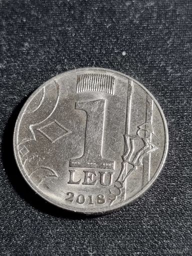Молдавия 1 лей 2018 Unc