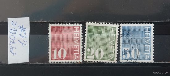 РАСПРОДАЖА ШВЕЙЦАРИЯ 1970г. Полная серия. Гаш.