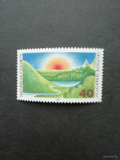 ФРГ 1980 Марка "Охрана природы" (чистая**) Mi.1052 каталог 1.30 евро