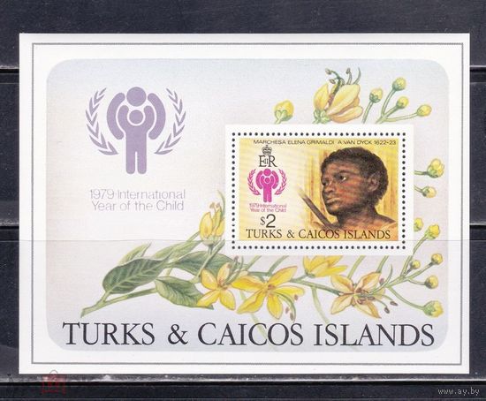 Теркс и Кайкос, 1979, год ребенка MNH