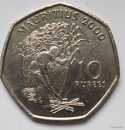 Маврикий 10 рупий 2000