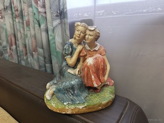 Статуэтка Подруги. Гипс. Шатиров. С 1 рубля!