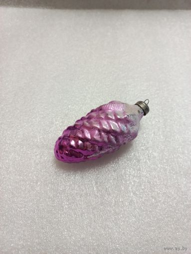 Елочная игрушка "Шишка" (СССР, середина 1960-ых - начало 1970-ых)