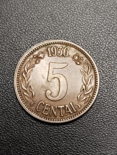 5 санти 1936. Хорошее состояние. С 1 рубля.