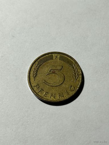 5 пфенингов 1977 Германия