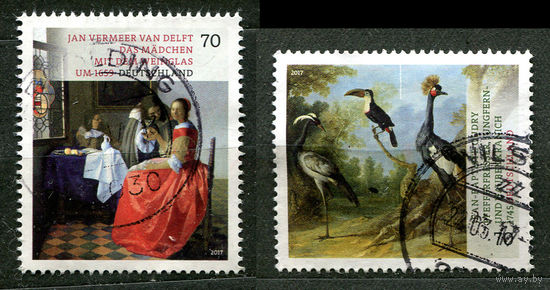 Живопись. Сокровища немецких музеев. Германия. 2017. Полная серия 2 марки