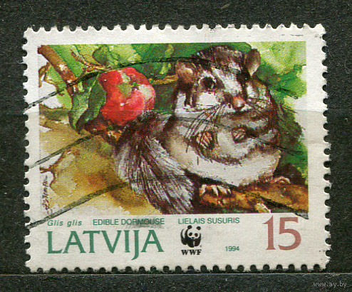 Фауна. Белка летяга. WWF. Латвия. 1994