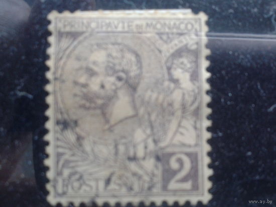 Монако, 1891. Стандарт. Принц Альберт I. Mi-5,0 евро гаш.