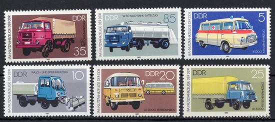 ГДР 1982. Транспорт. Автомобили 6 марок 2744