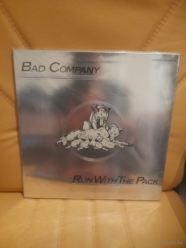 BAD COMPANY "RUN WITH THE PACK"  1976 LP JAPAN ISLAND ILS 80455 -ORIG - NM-/NM