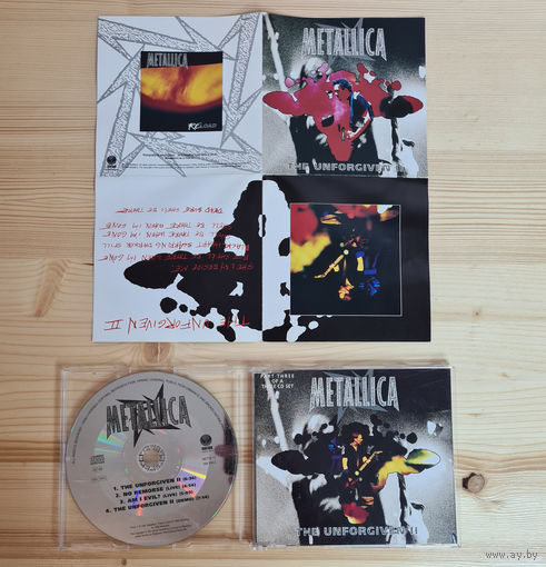Metallica - The Unforgiven II (CD, Europe, 1998, лицензия) Постер Part 3 of a 3 CD set