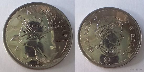 Канада, 25 центов 2015