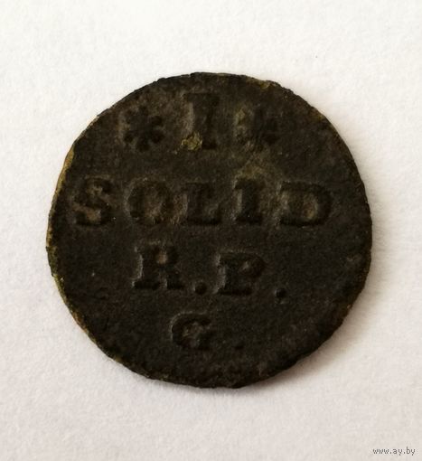 1 солид 1768 года.  Неплохой!!!