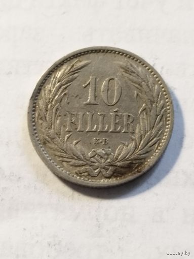Венгрия 10 геллер 1909