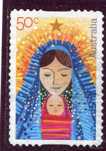 Австралия. Рождество 2009. Самоклейка