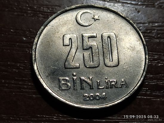 Турция 250000 лир 2004
