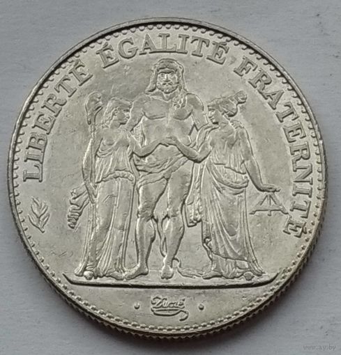 Франция 5 франков 1996 г. 200 лет французскому десятичному франку. В холдере