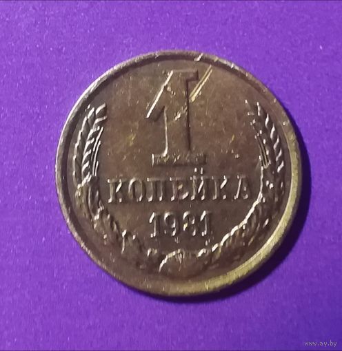 1 копейка 1981 г