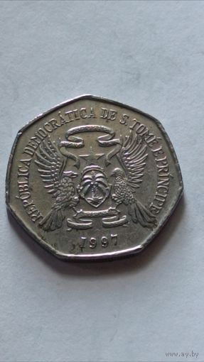 Сан Томе и Принсипи 1000 добрас 1997 года. (2)