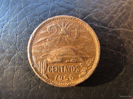 Мексика. 20 центаво. 1956. С 20 копеек. Распродажа коллекции. Смотрите другие лоты.