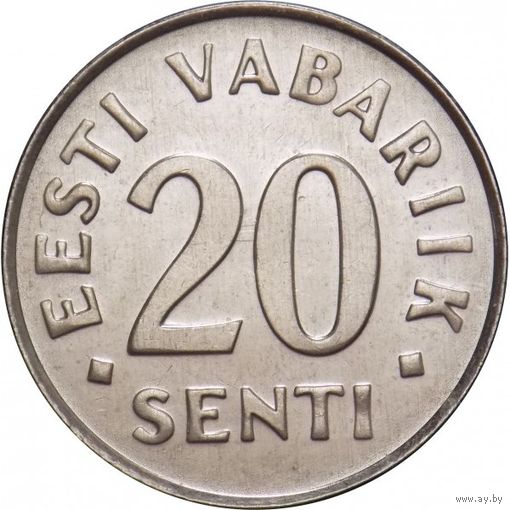 Эстония 20 сентов, 2006 UNC
