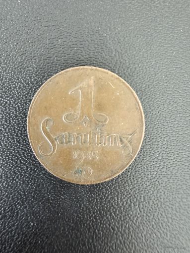 1 сантим 1935 года. Хорошее состояние. С 1 рубля