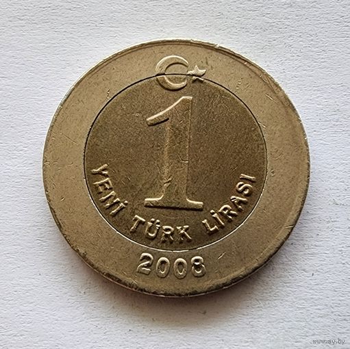 Турция 1 новая лира, 2008