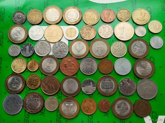 50 монет мира без повторов. (4).
