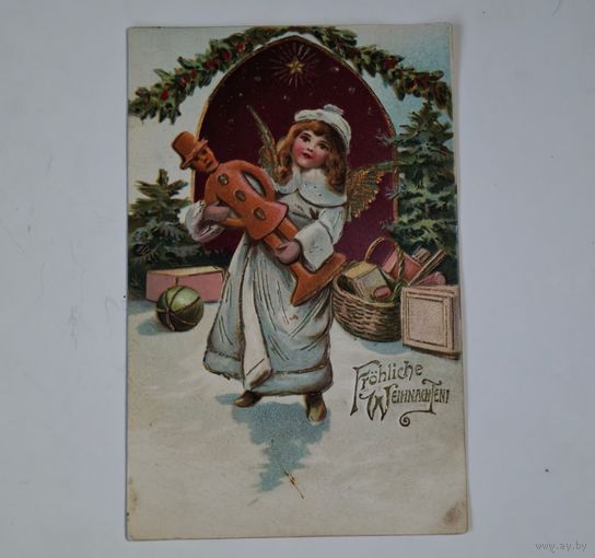 С Новым Годом ! Счастливого рождества открытка Германия