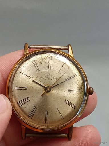 Часы Луч Au20+ Тонкие 23 камня Позолота с 1р