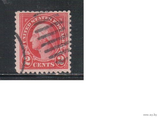 США-1922, (Мих.263 А), гаш.    , Стандарт, Личности, Президенты , Вашингтон,