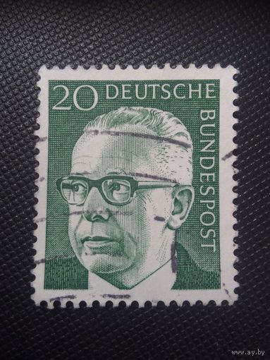 ФРГ. Г.Хайнеман.1970г. гашеная