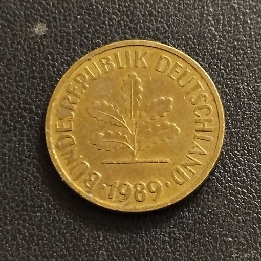 Германия 5 пфеннигов 1989г. D