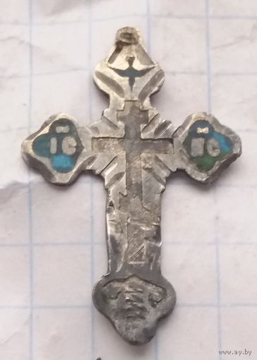 Крестик серебро  84