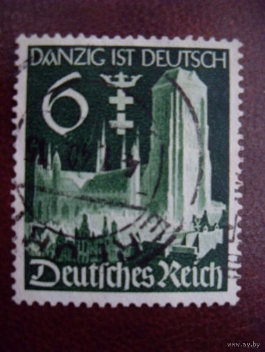 Mi.714 MNH DR Рейх. 1939 год (mi.1 euro) архитектура - 1 шт.