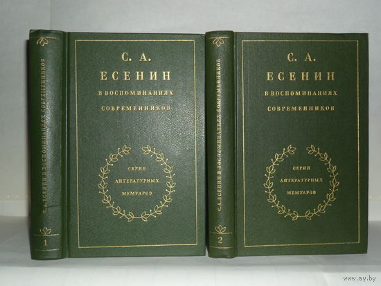 С.А. Есенин в воспоминаниях современников. В 2-х томах. Серия: Литературных мемуаров