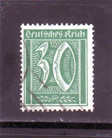 Немецкий рейх. Ми-162. Цифра 30. Серия: цифры .1921.
