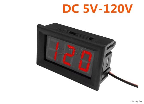 Светодиодный вольтметр 5-120В.