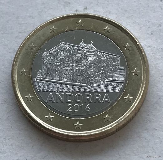 Андорра 1 евро 2016