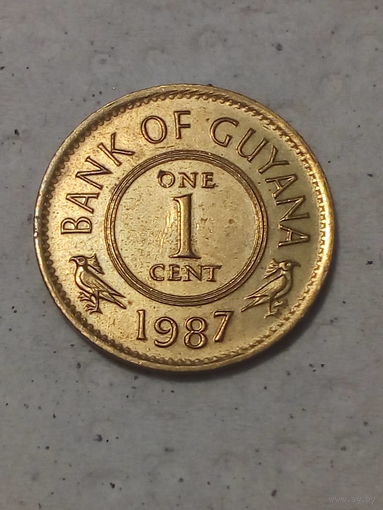 1 цент Гайана  1987 год
