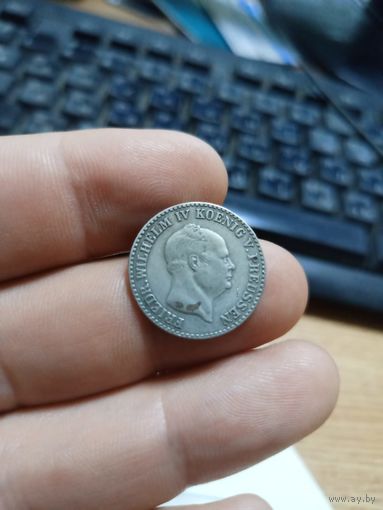 2 1/2 серебряных гроша 1854 Пруссия