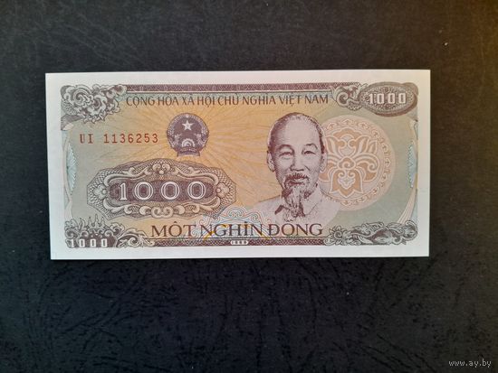 1000 донг 1988 года. Вьетнам. UNC.