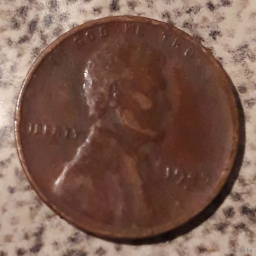 1 цент 1945 S США