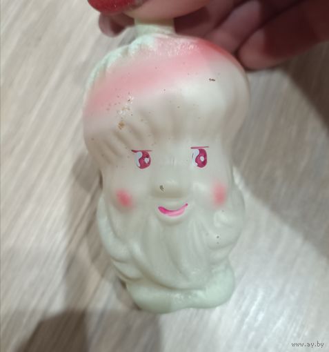 Елочные игрушки, стекло, лесовик, гриб, гном, лесовичек