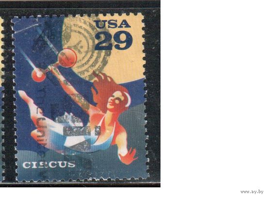 США-1993, (Мих.2350) ,  гаш., Цирк