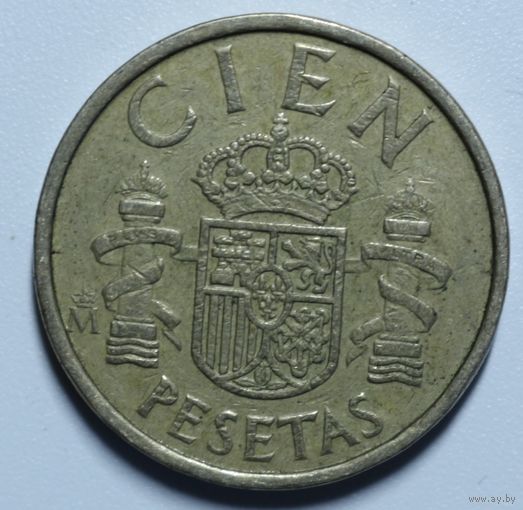 Испания, 100 песет, 1986 год