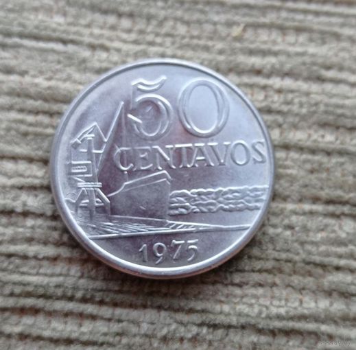 Werty71 Бразилия 50 сентаво 1975 Корабль